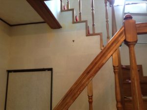 階段室のクロス