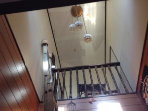 吹き抜けの張替え