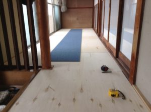 床のリフォーム