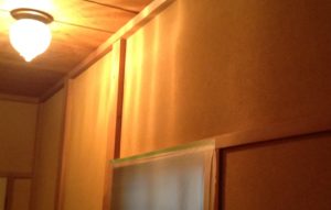 古いじゅらく壁