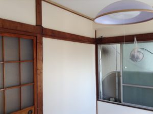 居間の壁紙リフレッシュ