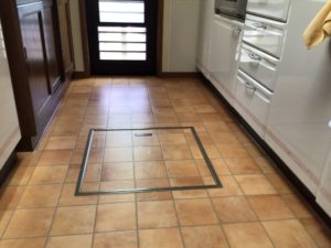 キレイになったキッチンの床