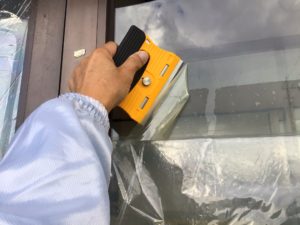 ガラスフィルムのはがし